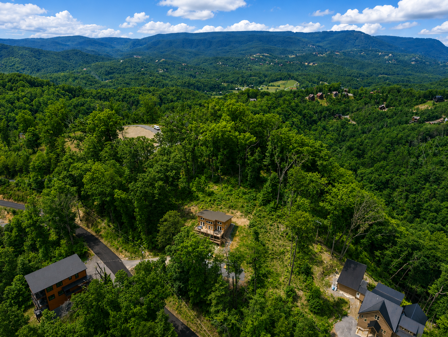 Mountain views in the Shagbark community