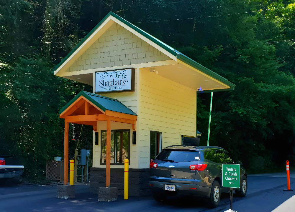 Shagbark guard house
