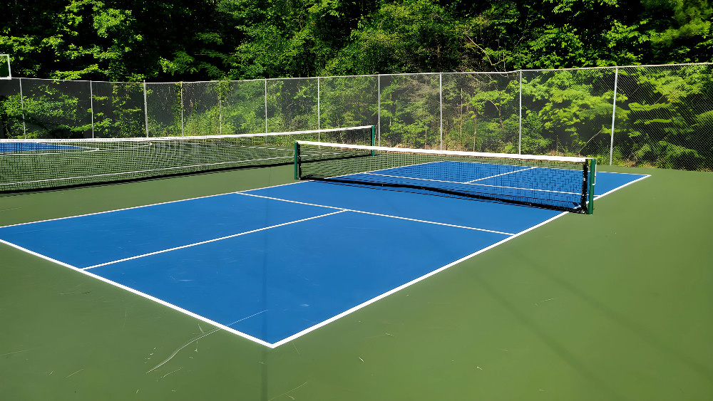 Shagbark pickleball and tennis court